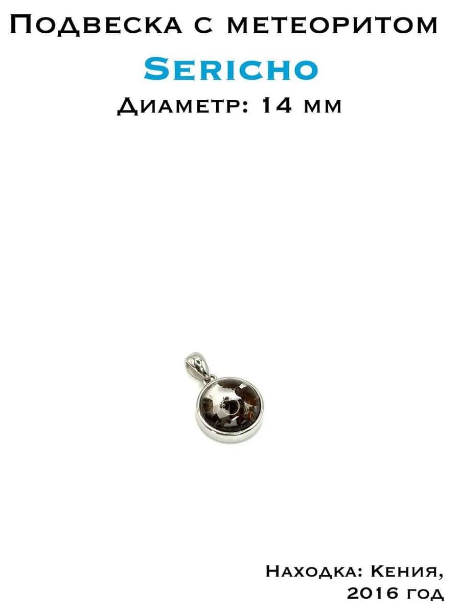 Pendant with Sericho Meteorite