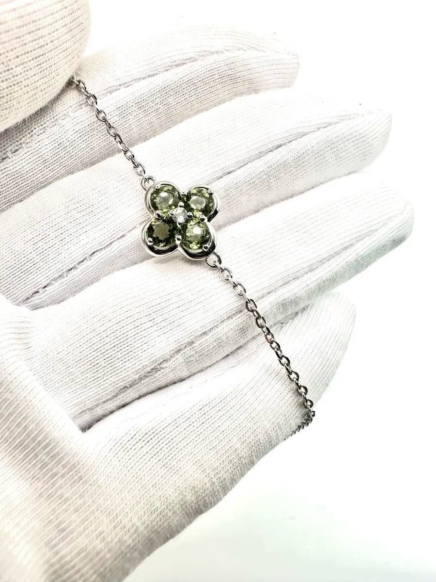 Moldavite Bracelet — photo 2