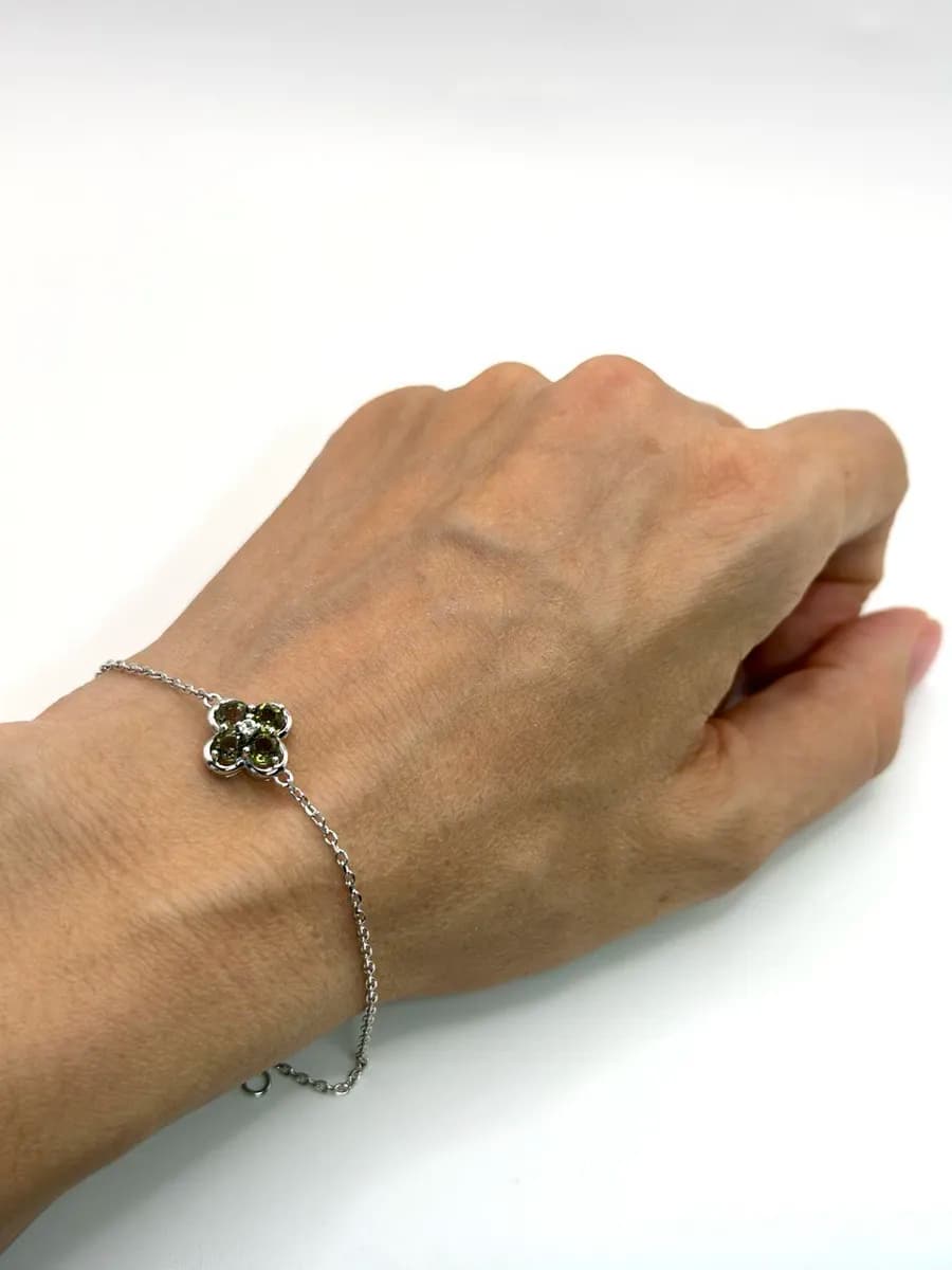 Moldavite Bracelet — photo 3