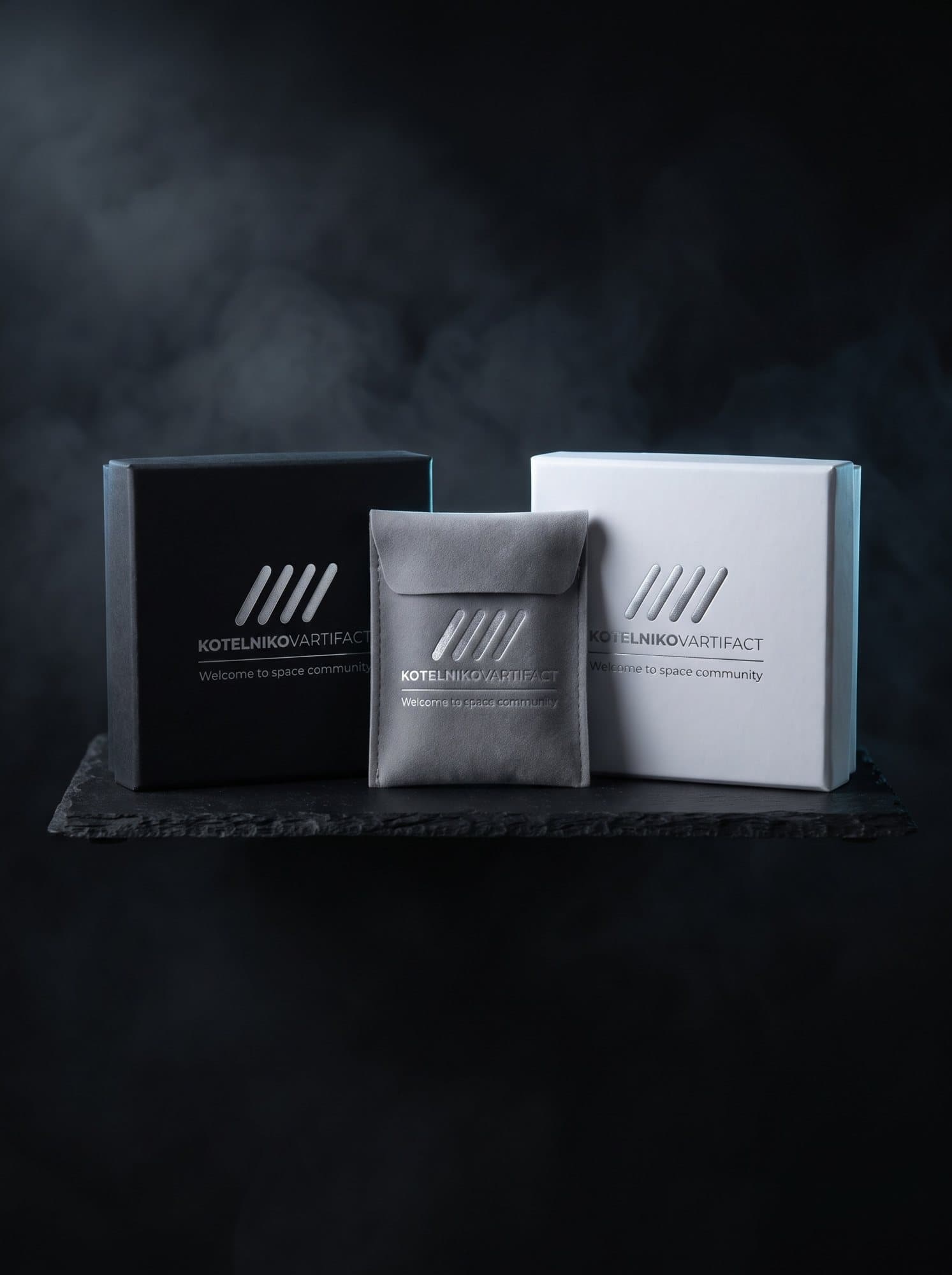 KOTELNIKOVARTIFACT signature boxes and pouch