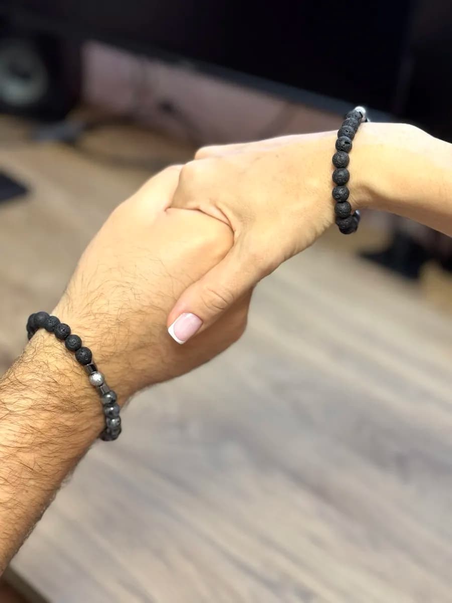 "Synergy" Bracelet with Aletai Meteorite for Meditation — photo 2