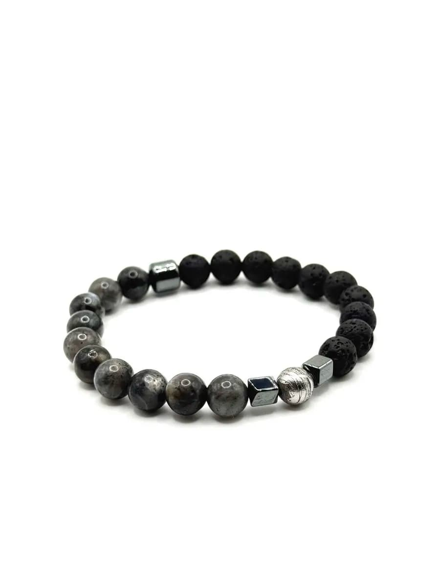 "Synergy" Bracelet with Aletai Meteorite for Meditation — photo 5