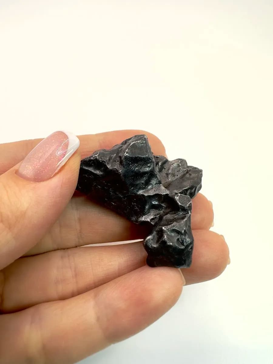 Sikhote-Alin Meteorite, 52g — Specimen with Fusion Crust — photo 4
