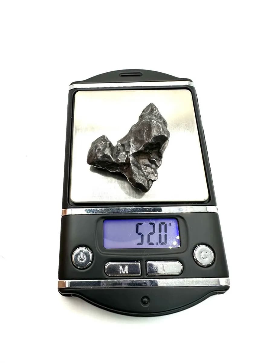 Sikhote-Alin Meteorite, 52g — Specimen with Fusion Crust — photo 7