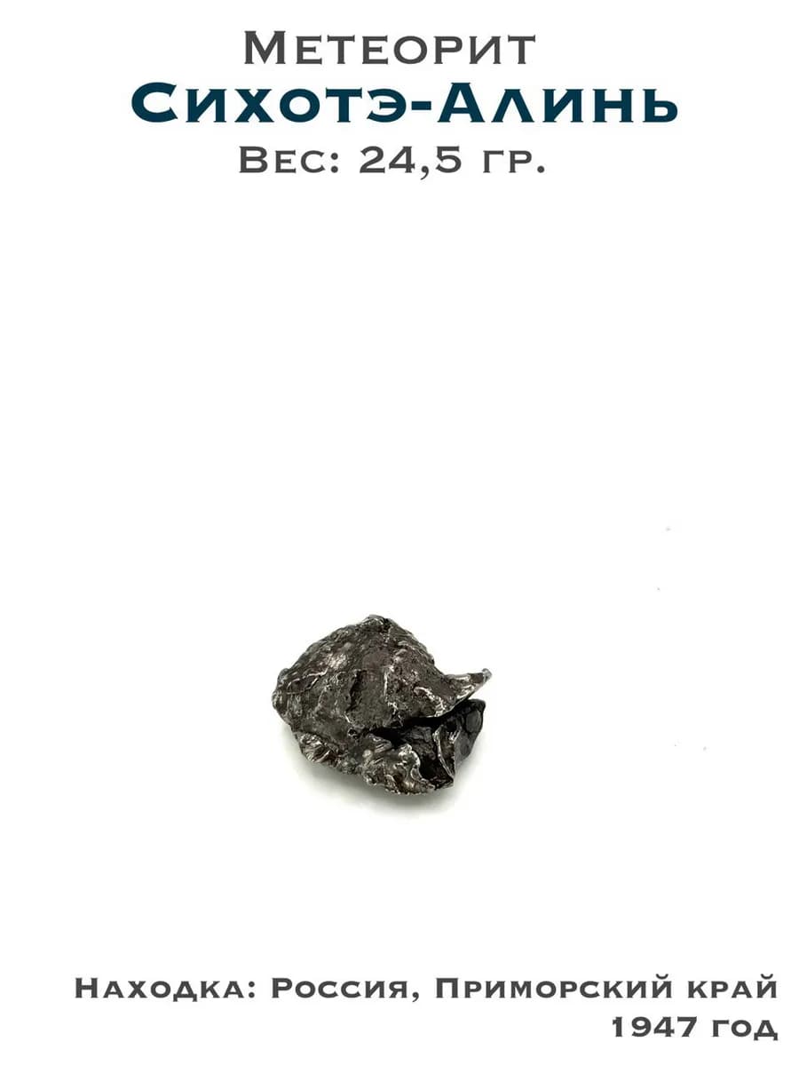 Sikhote-Alin Meteorite — Collector's Specimen — photo 1