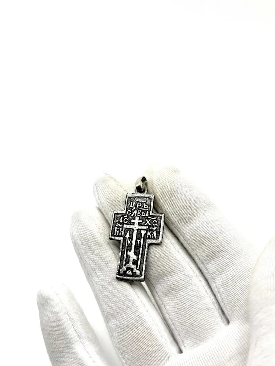 Нательный крест из метеорита — photo 2