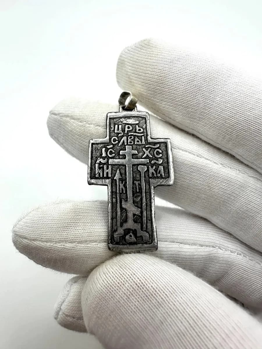 Нательный крест из метеорита — photo 4