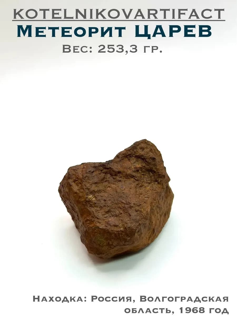 Метеорит Царёв каменный коллекционный образец 253,3 гр. — photo 1