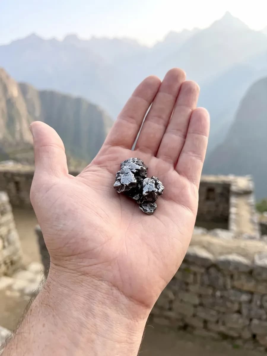 Метеорит Кампо-дель-Сьело железный, образец 27,5 гр, оберег — photo 8